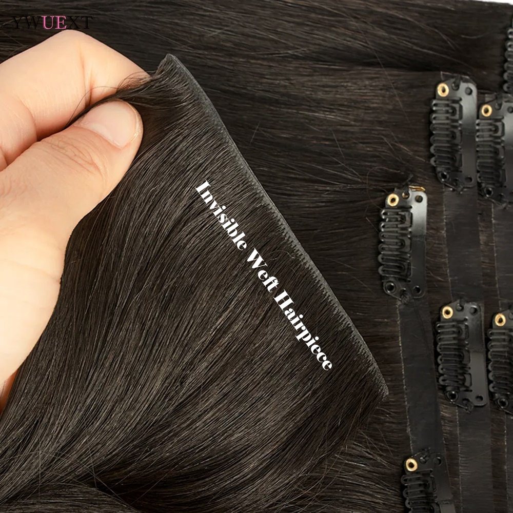 Invisible Clip in Hair Extensi - đánh giá và giá Seamless Clip In Hair Extensions Human Hair