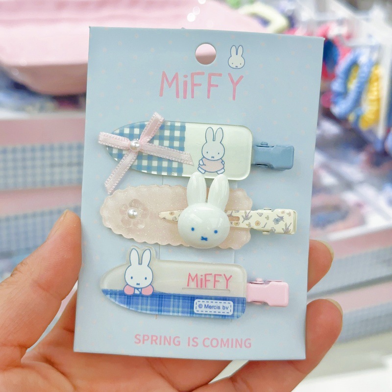 New Miffy rabbit bangs clip si - đánh giá và giá Hair Bundles