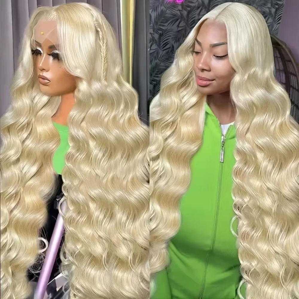 26 30 Inch 613 Blonde Wigs Bod - đánh giá và giá 613 Blonde Body Wave Lace Front Wig