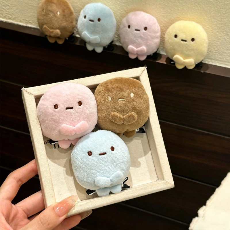 4pcs Cute Sumikko Gurashi Plus - đánh giá và giá Hair Clips