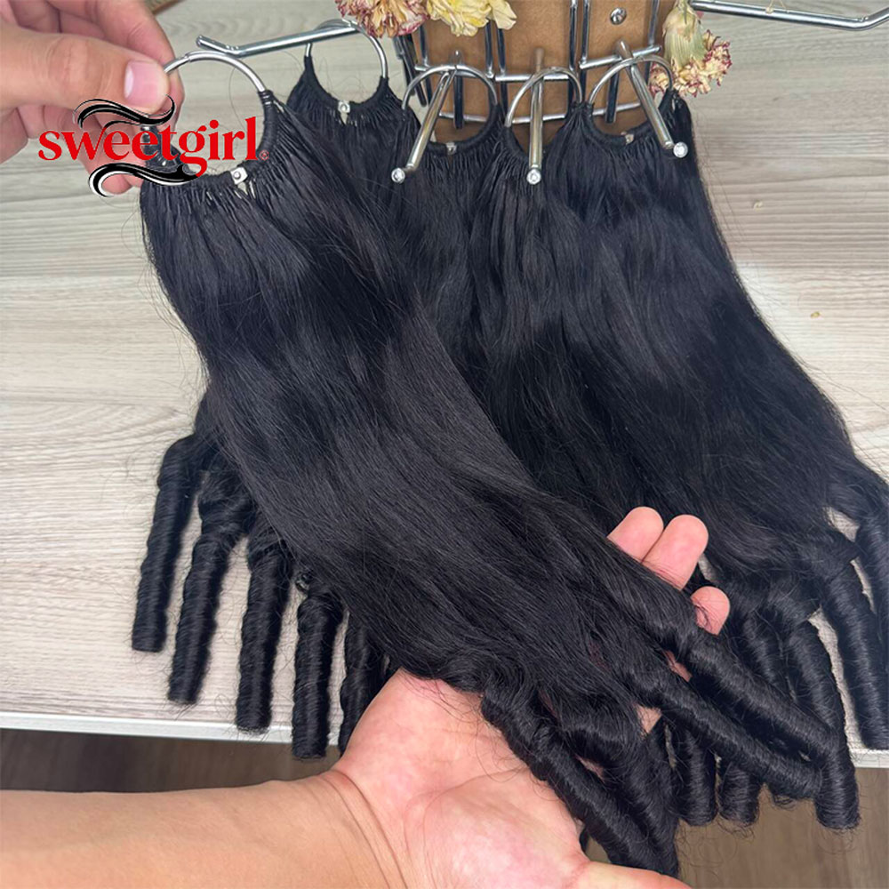 12A Yaki Feather Burmese Curly - đánh giá và giá Water Wave Bulk Human Hair For Braiding