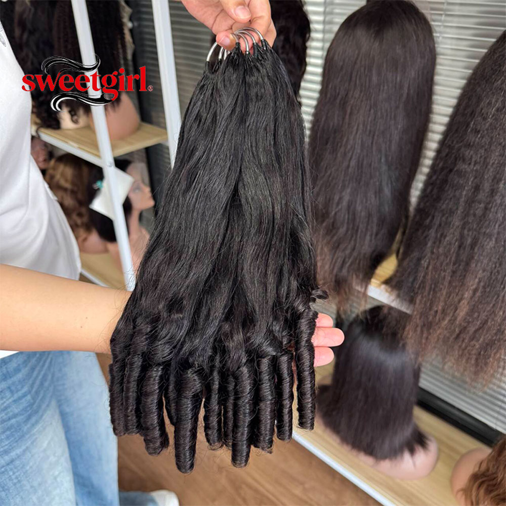 12A Yaki Feather Burmese Curly - đánh giá và giá Water Wave Bulk Human Hair For Braiding