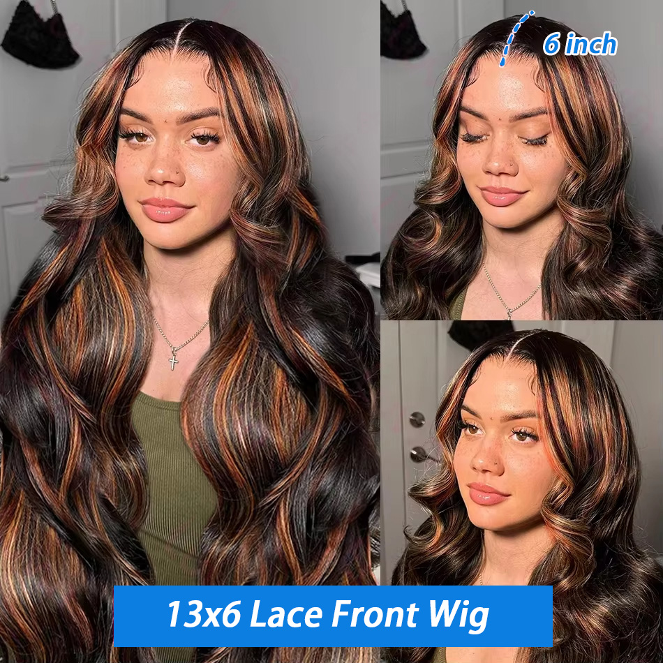 Highlight Ombre 13x4 Lace Fron - đánh giá và giá Human Hair Wigs