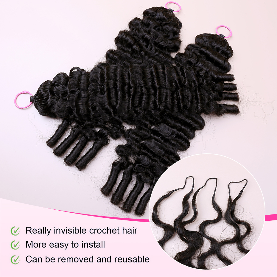 100% Human Hair Feather Croche - đánh giá và giá Hair Bundles