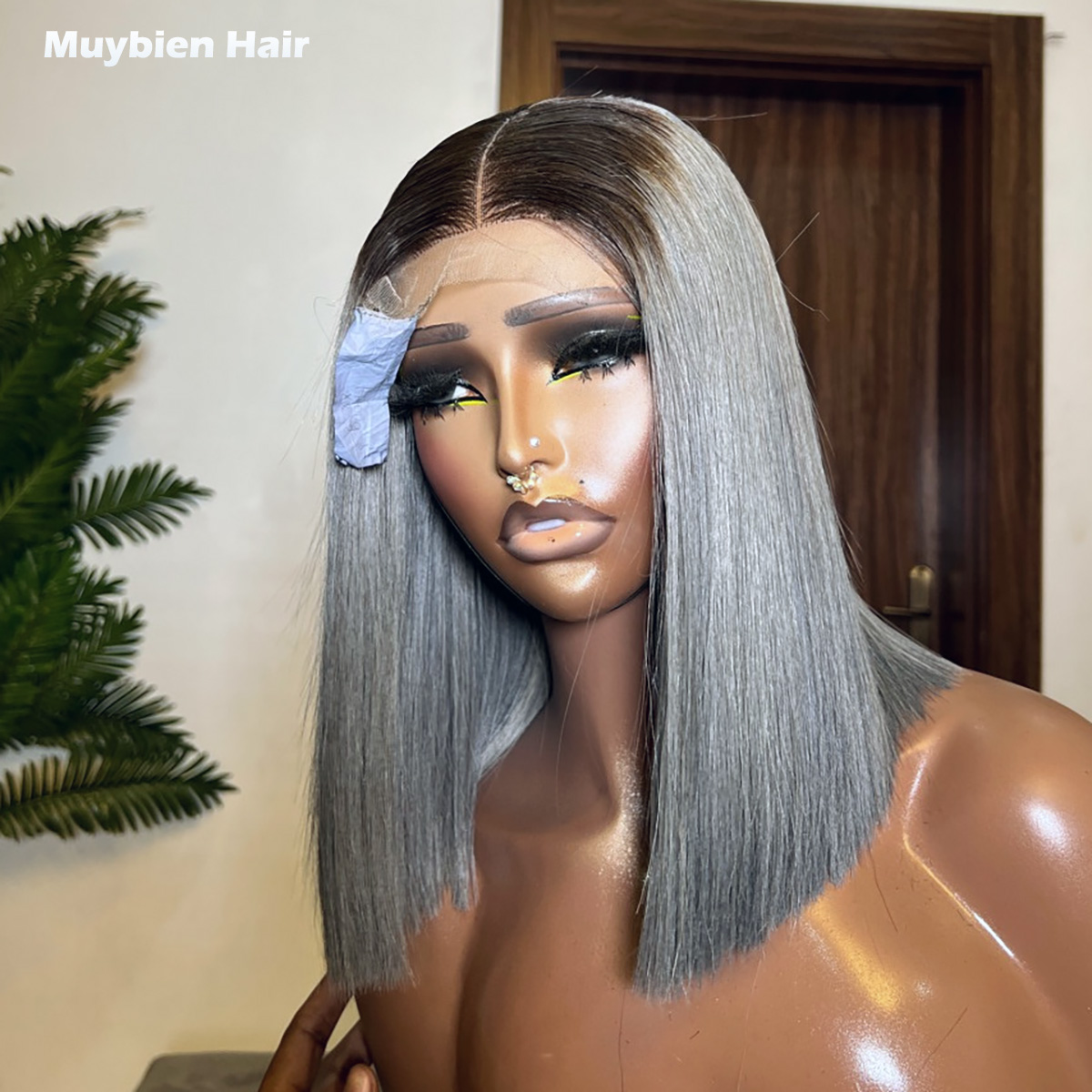 Super Double Drawn Bone Straig - đánh giá và giá Glueless Wear And Go Human Hair Wig